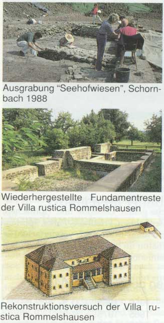Ritrovamenti di villa romana in Germania