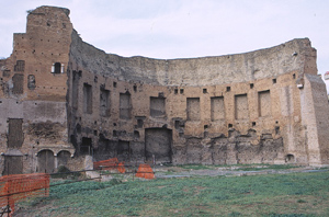 Resti delle terme di Traiano a Roma