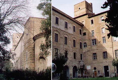 Costruzioni medievali vicino a S. Balbina