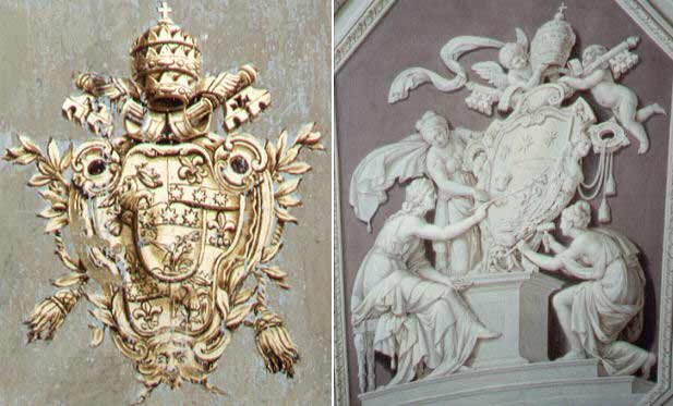 Altri stemmi nel Museo Pio Clementino