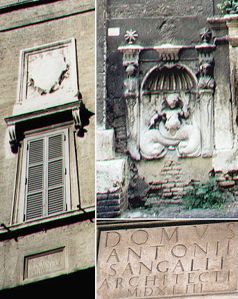 Palazzo Sacchetti details