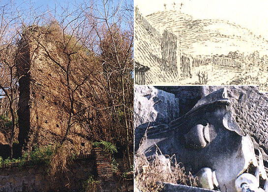 Rovine sulle pendici dell'Aventine